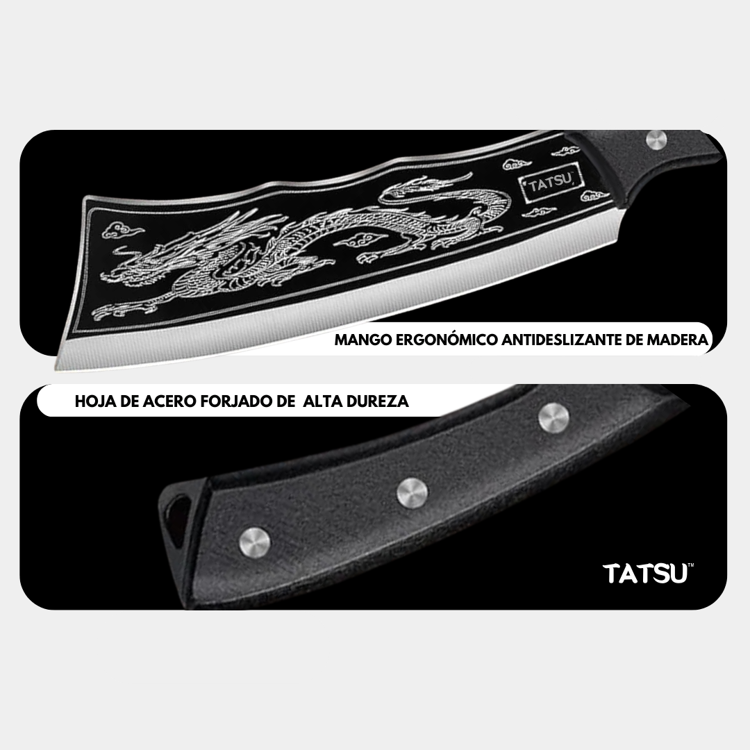 Cuchillo Dragon de Alta Dureza TATSU™ con Funda