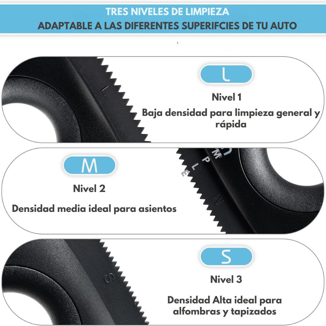 Removedor de Pelo de 3 Caras para Auto, Sillón, Ropa