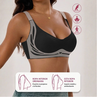 Corpiño Push Up Sin Costuras y Sin Aro — Efecto Levanta Busto