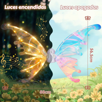 Alas de Hada Mariposa Luminosas con Música