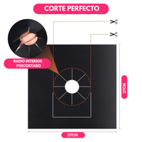 Set x4 Cubre Hornallas de Teflon
