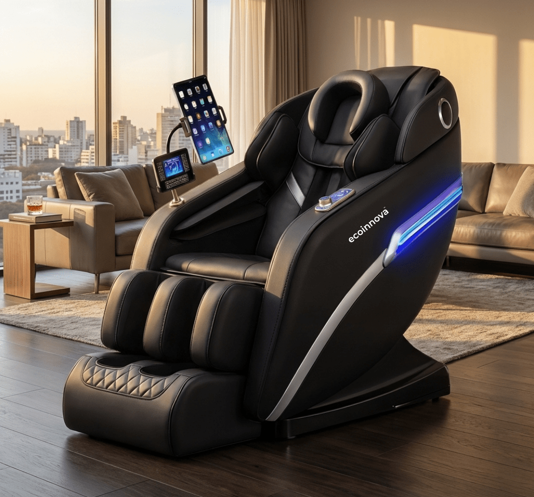 Sillón Masajeador de Lujo Ecoinnova - Masaje de Cuerpo Completo - Muy Moderna Uruguay