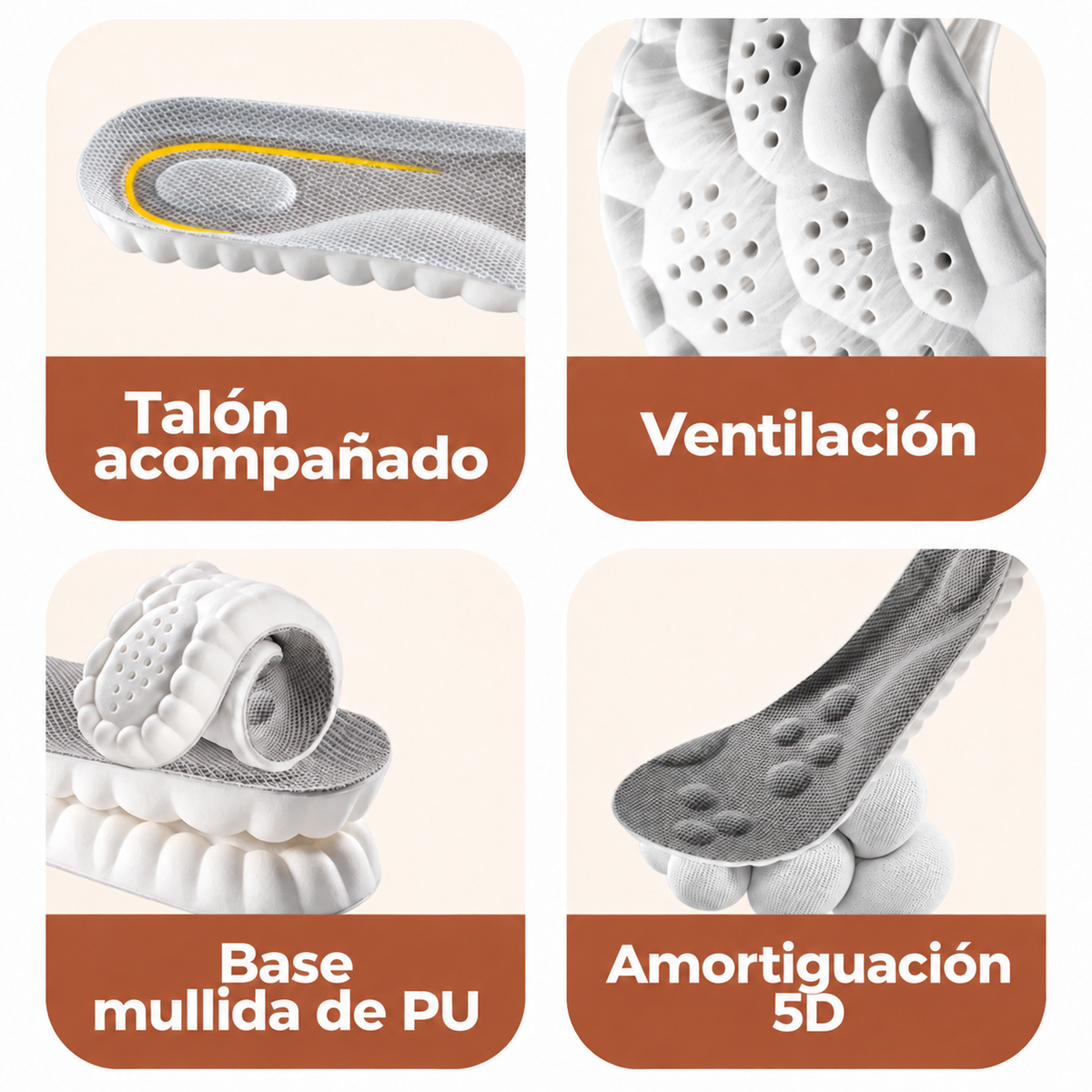 Plantillas Ortopédicas Pedifix Cloud Active
