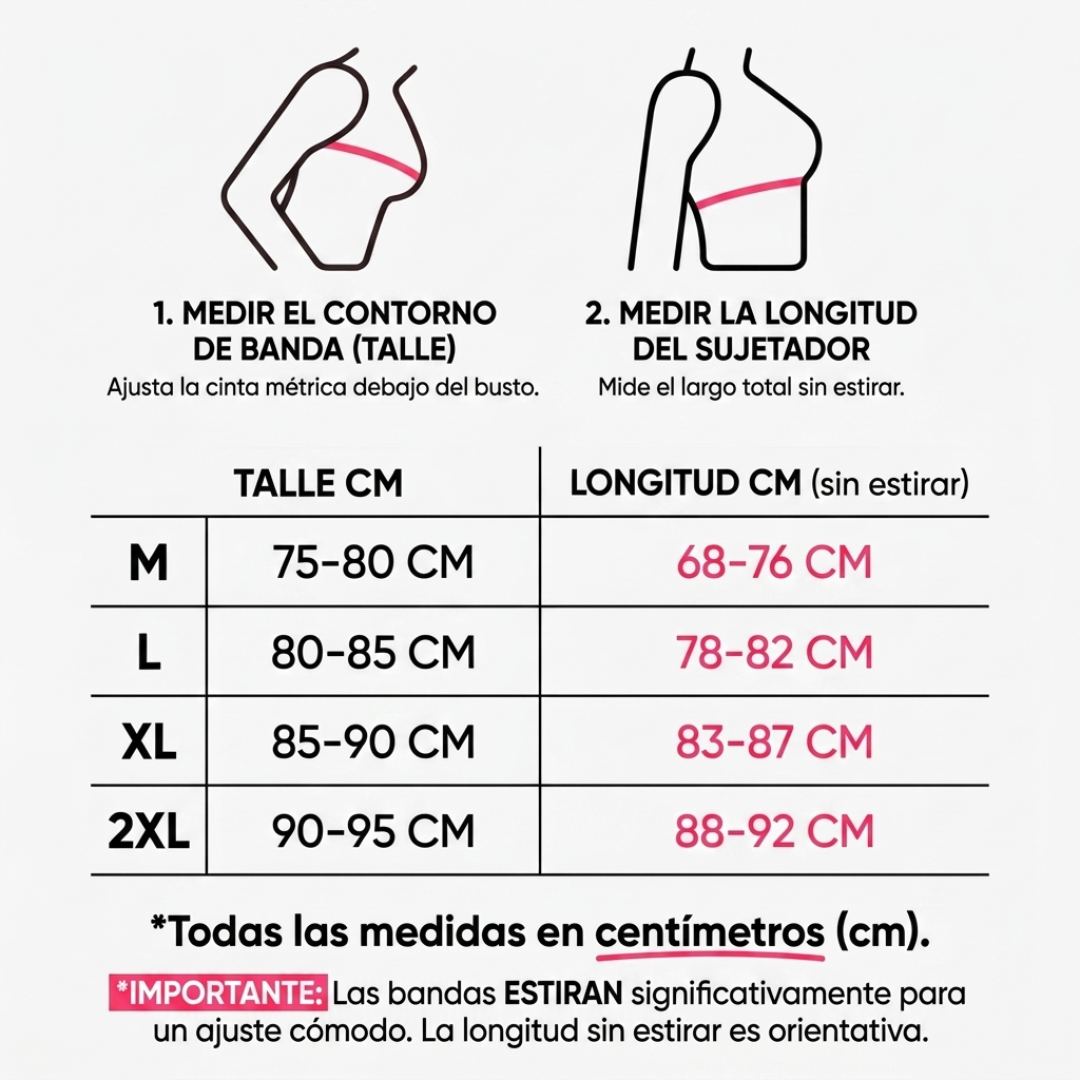 Corpiño Push Up Sin Costuras y Sin Aro — Efecto Levanta Busto