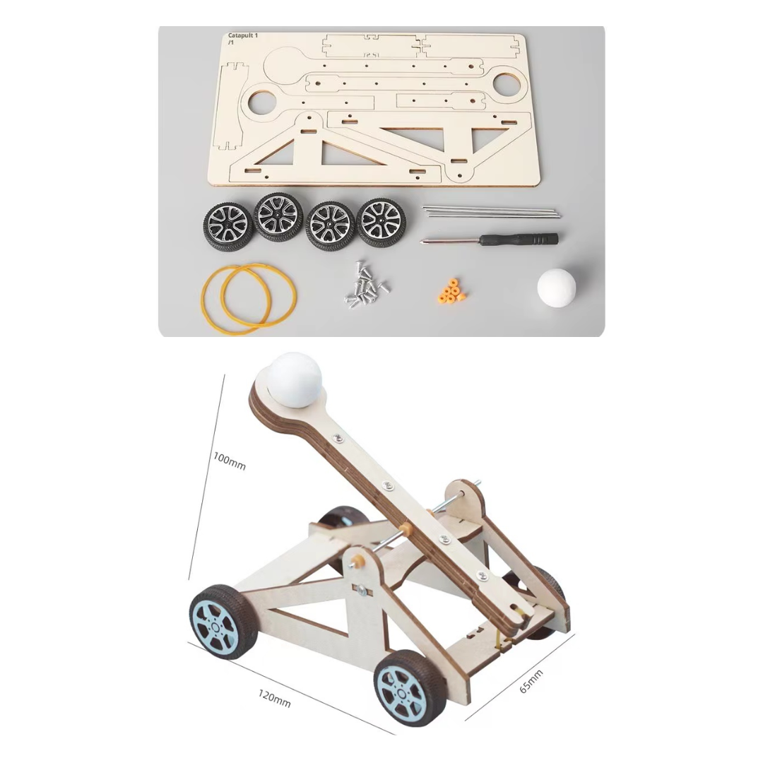 Kit STEM de Madera para Armar – Robot Solar Educativo para Niños