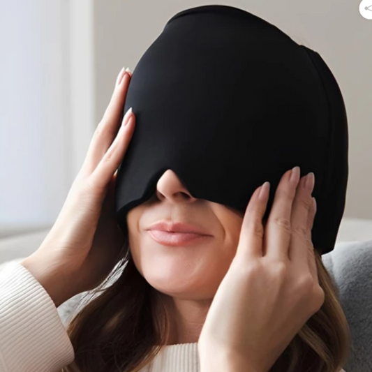 Gorro De Gel Terapéutico para Migrañas y Dolores de Cabeza