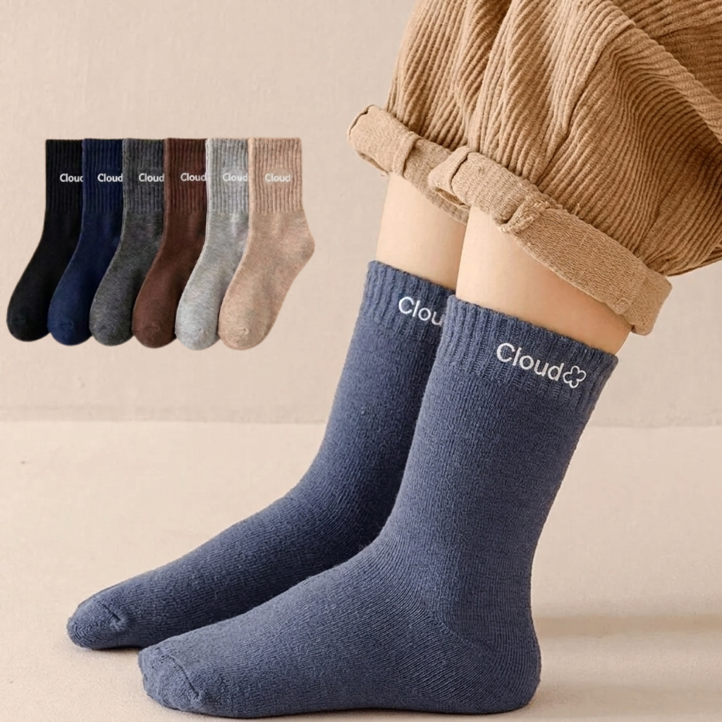 Medias Unisex 100% Algodón Premium X6 Pares CLOUD™