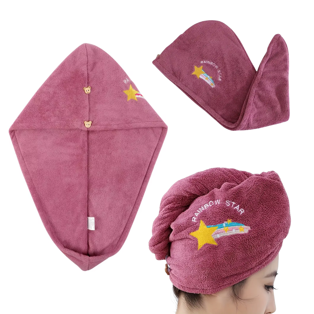 Toalla para Cabello de Secado Rápido