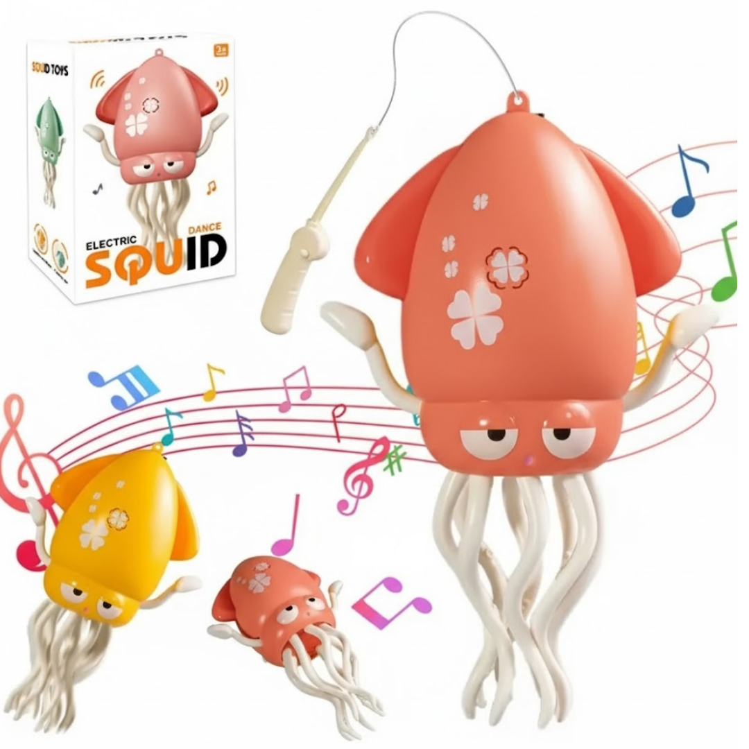 Pulpo Bailarín Eléctrico Recargable Juguete Musical Para Bebés