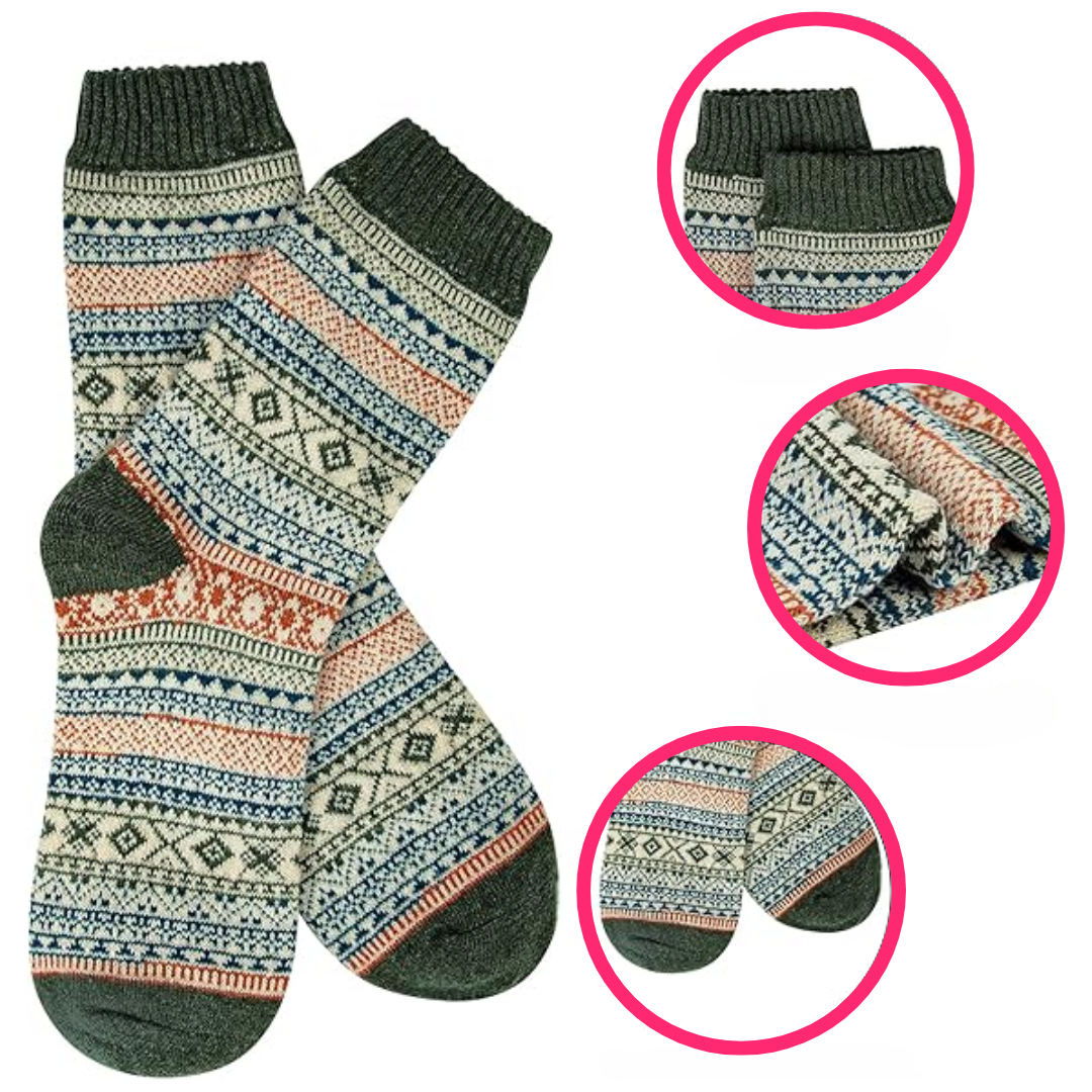 Medias Nórdicas para Invierno 5 Pares