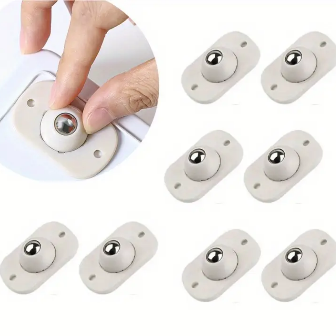 Kit x8 Ruedas Adhesivas para Muebles