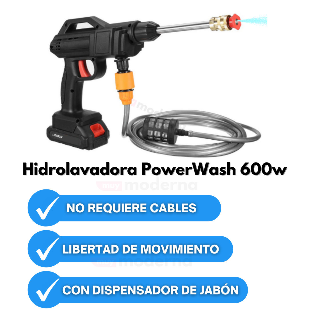 HidroLavadora Portátil con Batería Recargable