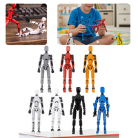 Set 6 Figuras Articuladas Dummy 13 Impreso 3D + Armas