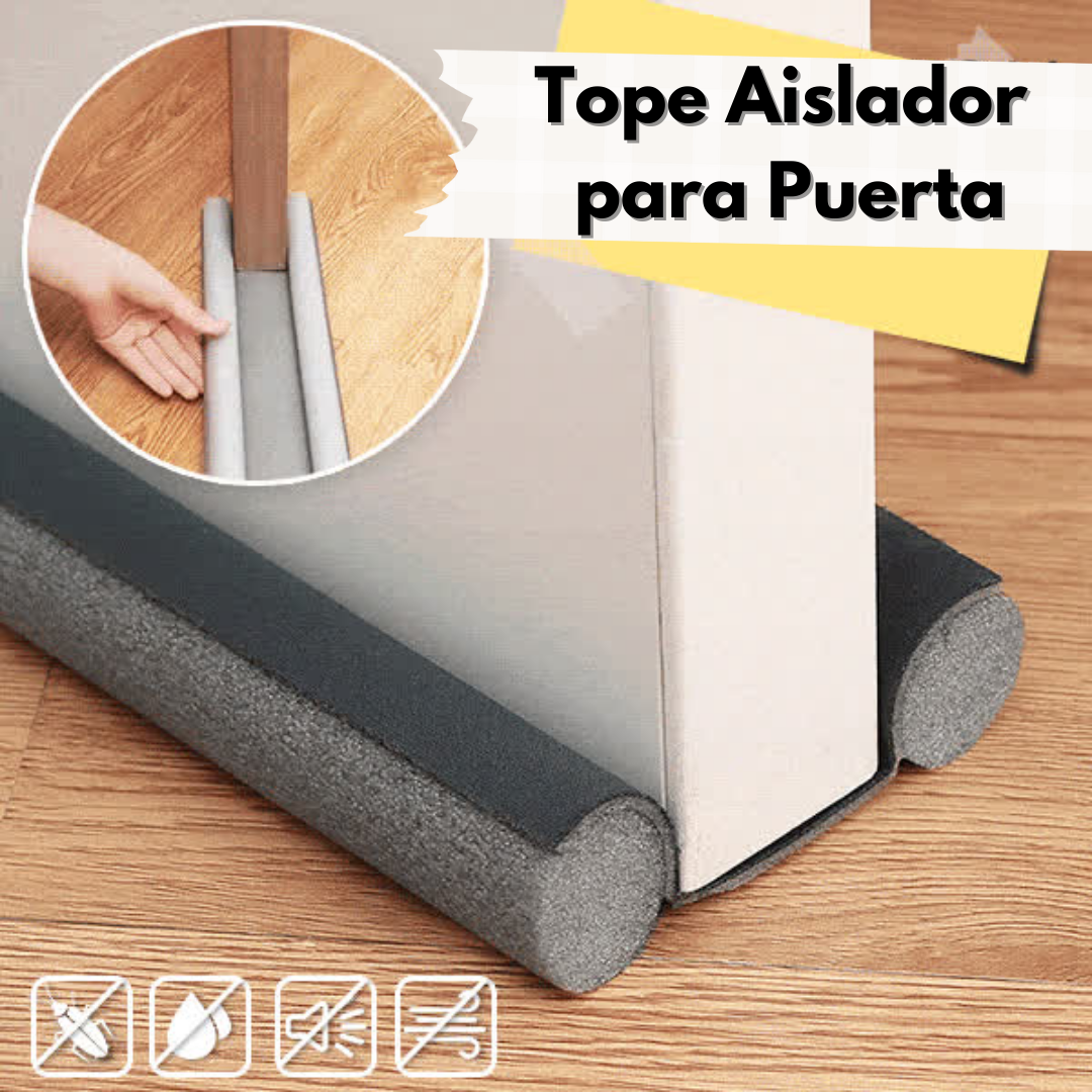 Tope doble para Puerta Aislador de Fríos Polvos y Ruidos