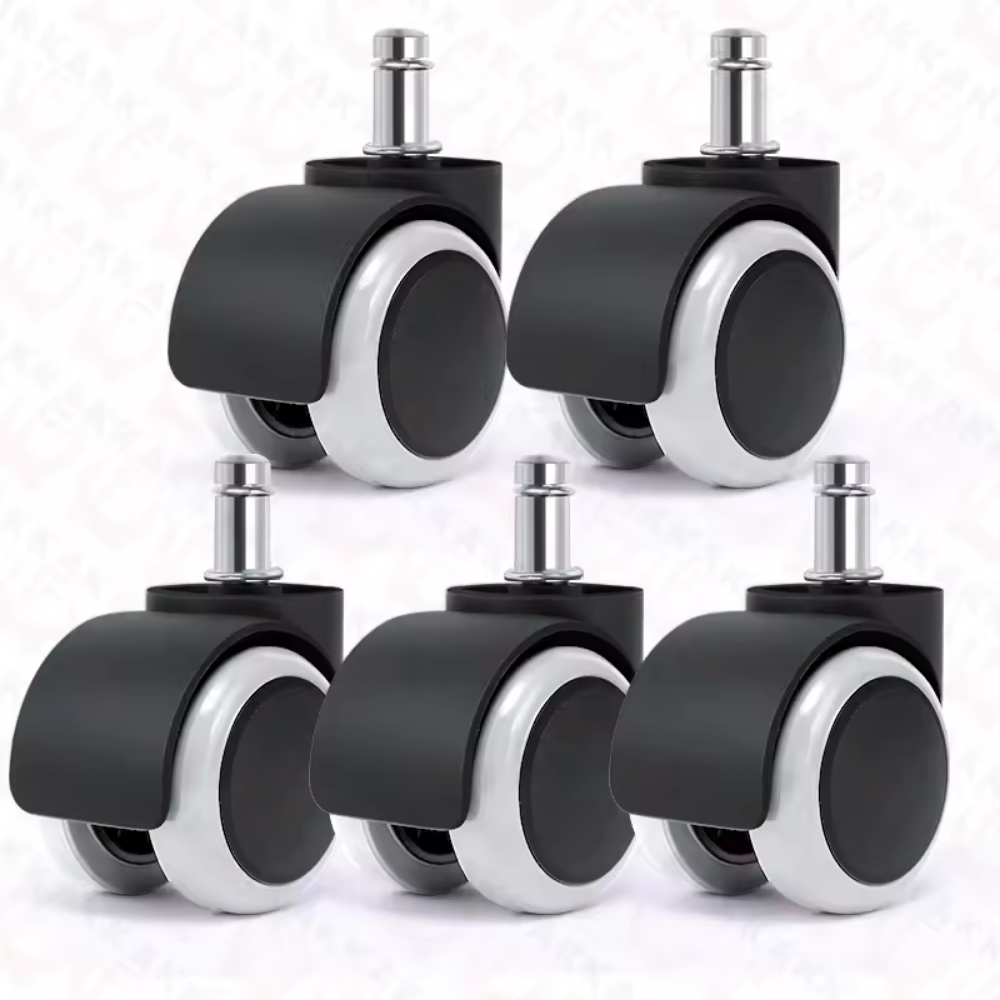 Ruedas de Repuesto para Sillas de Oficina Pack x5