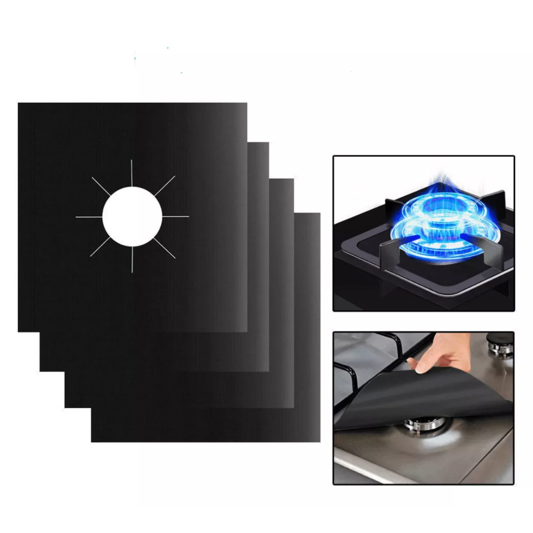 Set x4 Cubre Hornallas de Teflon