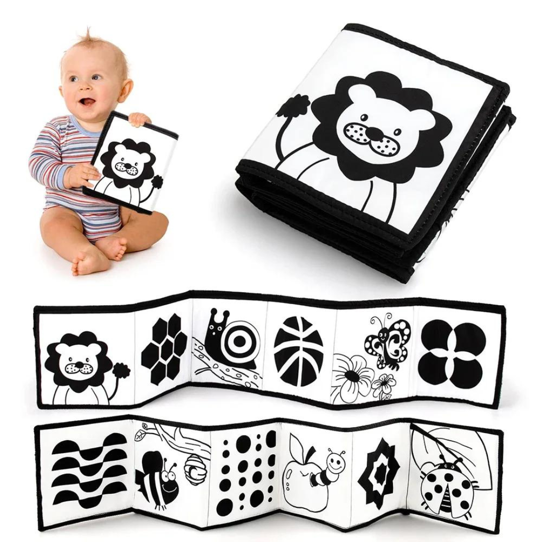 Libro Sensorial de tela Montessori
