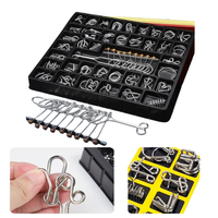 Set x36 Puzzle de Metal Ingenio IQ Para Niños Y Adultos