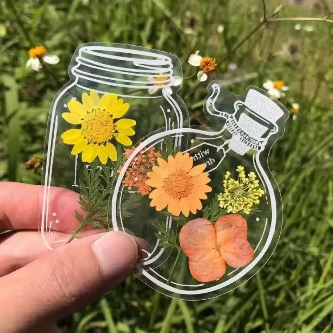 Set de 20 Marcapáginas para Guardar Flores Secas