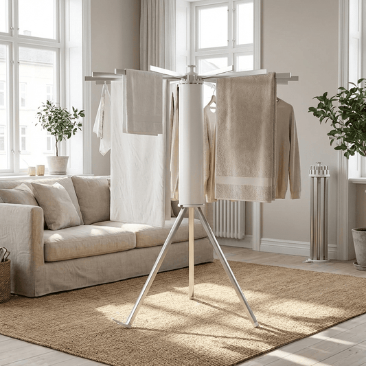 Tendedero De Ropa Plegable Extensible Redondo - Muy Moderna Uruguay