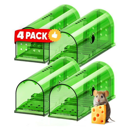 Pack x4 Trampa Para Ratas Ratones con Liberación Sin Dolor