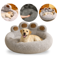 Cama Suave con Forma de Pata para Mascotas hasta 30kg
