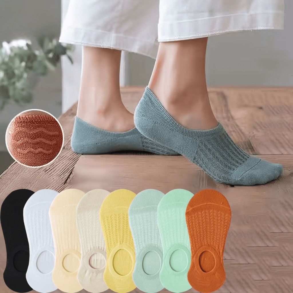 10 Pares De Soquetes Medias Invisibles De Algodón Para Mujer - Muy Moderna Uruguay