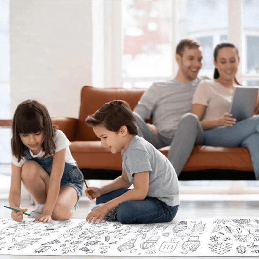 Rollo Gigante de Papel Para Colorear (10 Metros) - Muy Moderna Uruguay