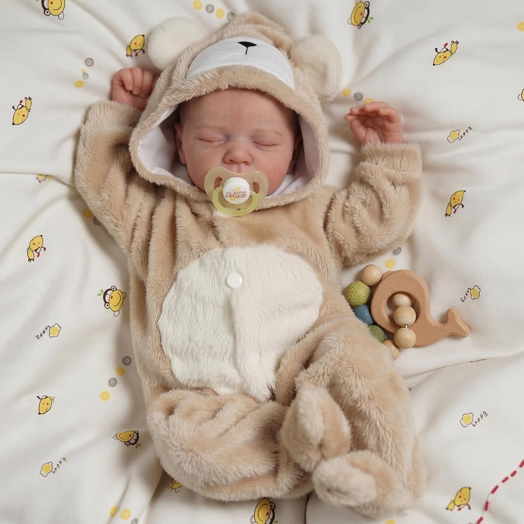 Muñeca Bebé Reborn Realista 45cm Vinilo Suave Recién Nacido