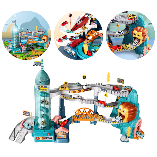 Pista Interactiva de Autos para Niños  Diseño de León