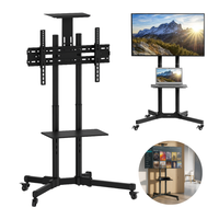 Soporte Móvil Para Tv Con Ruedas De Pie Monitor 32 A 65"