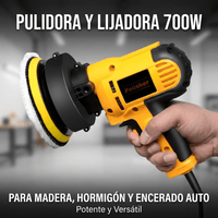 Pulidora y Lijadora 700w Para Madera Hormigón y Encerado Auto - Muy Moderna Uruguay