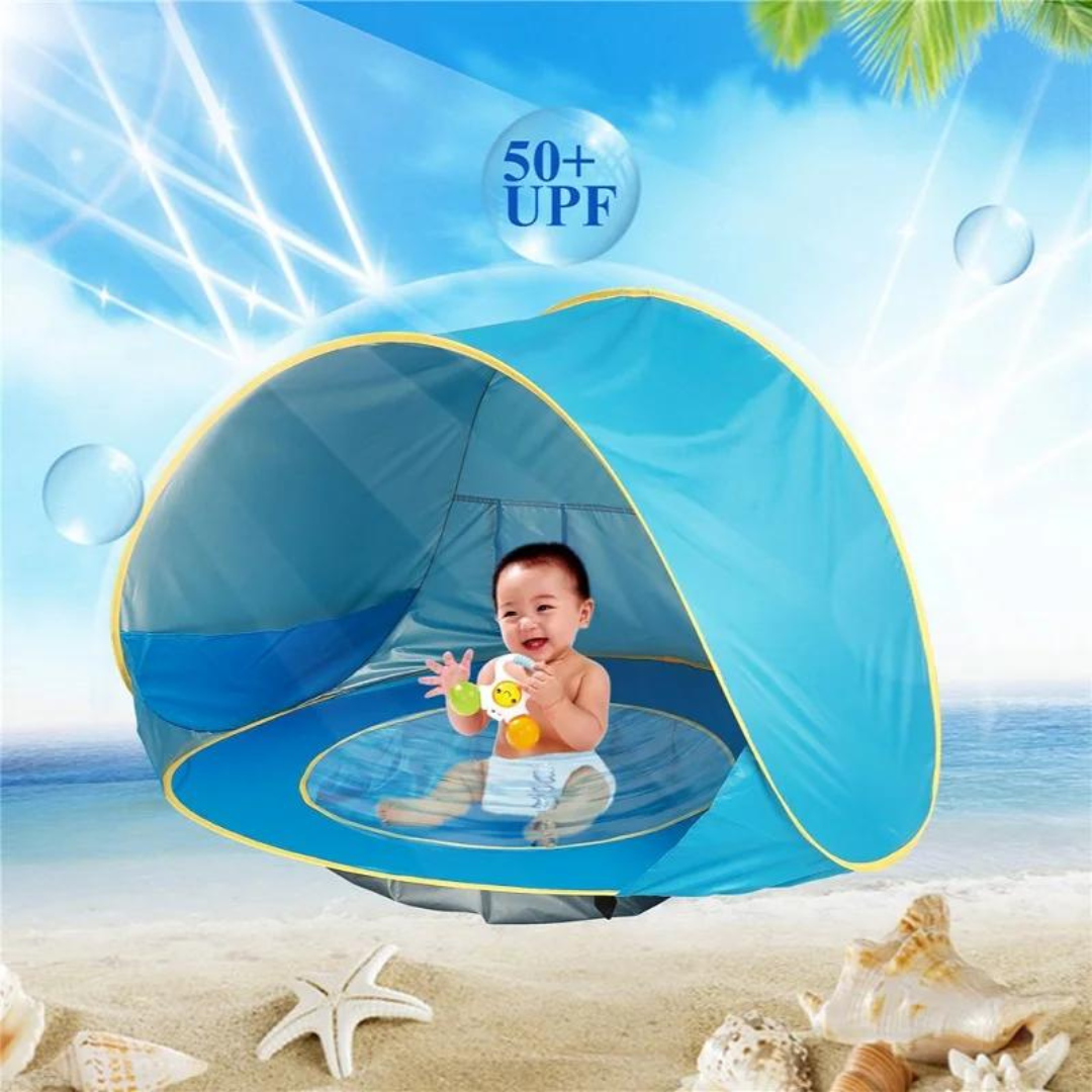 Carpa de Playa Con Mini Piscina Para Niños