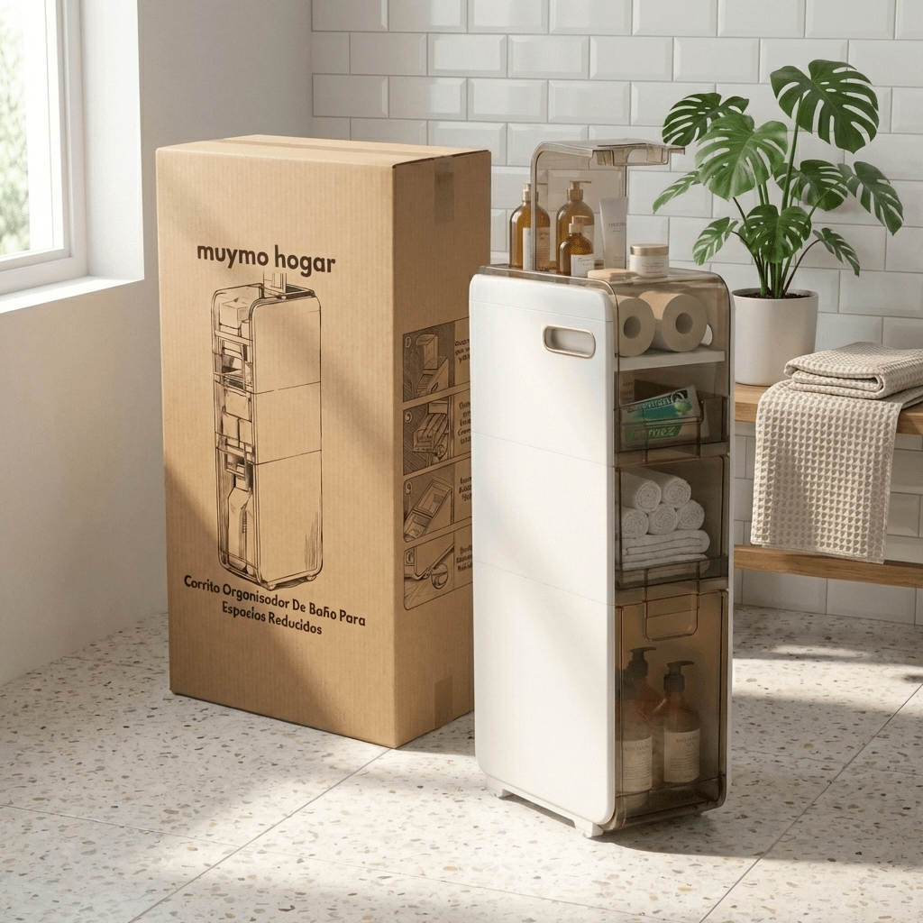 Carrito Organizador De Baño Para Espacios Reducidos - muymo hogar - Muy Moderna Uruguay