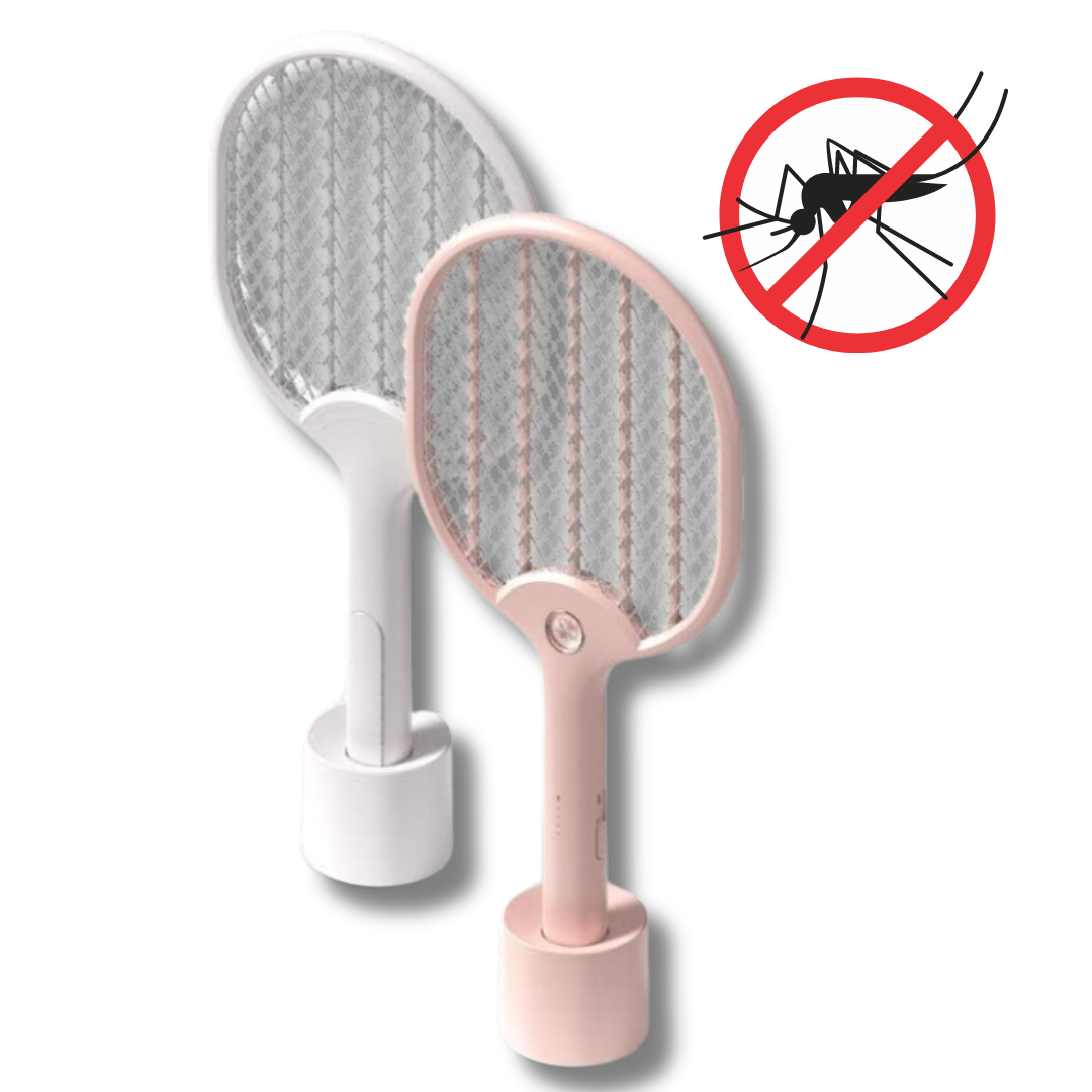 Raqueta Anti Mosquitos con Linterna