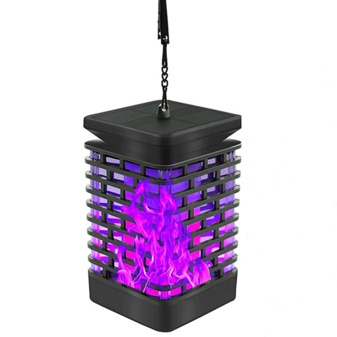 Farol de Llama Solar Violeta