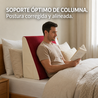 Respaldo Almohada Triangular Memory Foam Suave