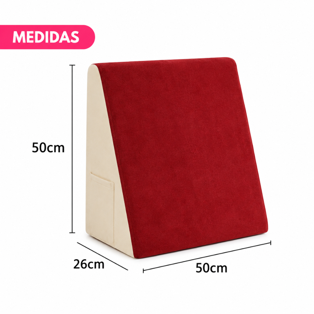 Respaldo Almohada Triangular Memory Foam Suave