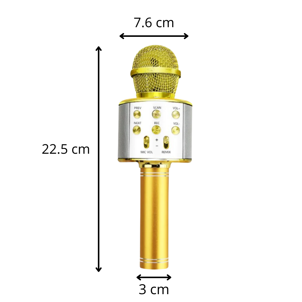 Micrófono de Karaoke Inalámbrico Bluetooth