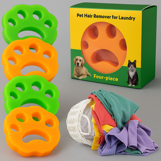 Set De 4 Removedores De Pelo Reutilizables