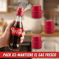 Tapon Hermético con Presión Para Botella Pack X3 - Muy Moderna Uruguay