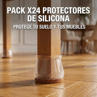 Set x24 Protectores de Silicona para Muebles