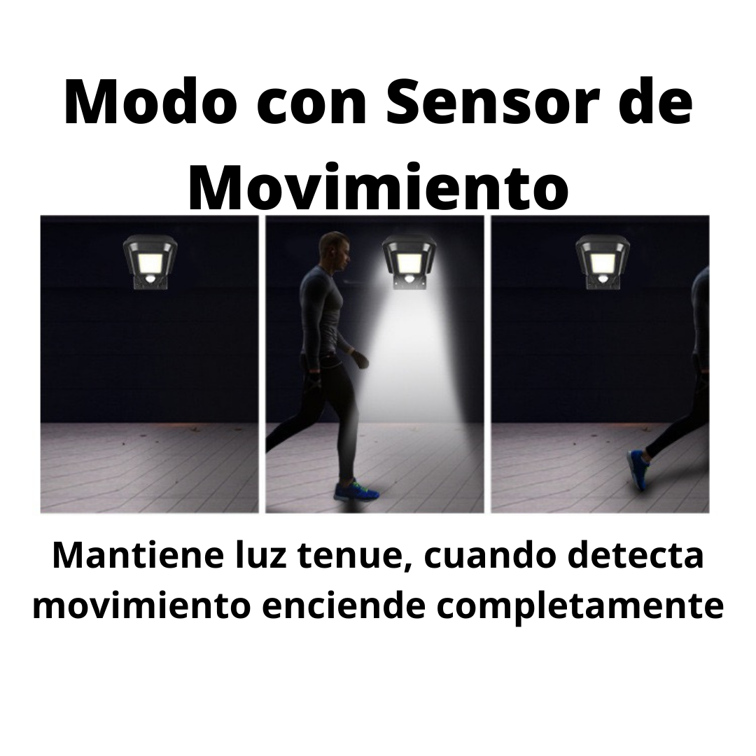 Foco LED de 60w con Sensor de Movimiento