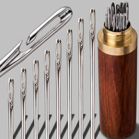 Set 30 Agujas Autoenhebrantes con Estuche de Madera