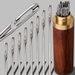 Set 30 Agujas Autoenhebrantes con Estuche de Madera