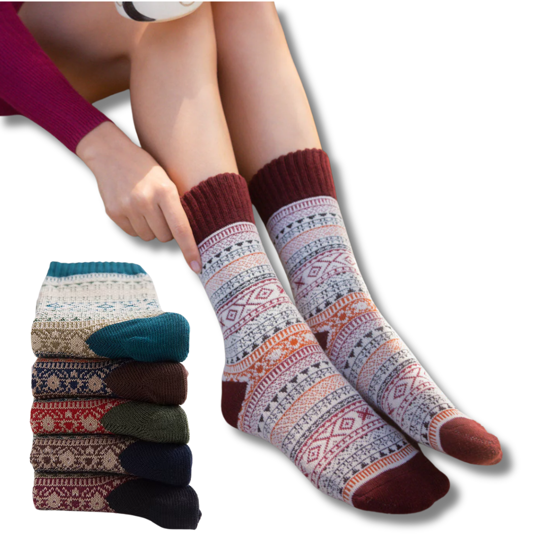 Medias Nórdicas para Invierno 5 Pares