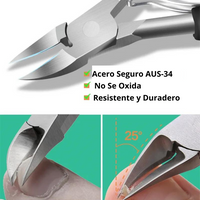 Set De Pedicura con Alicate Grande Para Uñas Gruesas