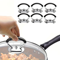Set 6 Mangos de Silicona Universal para Tapa de Olla