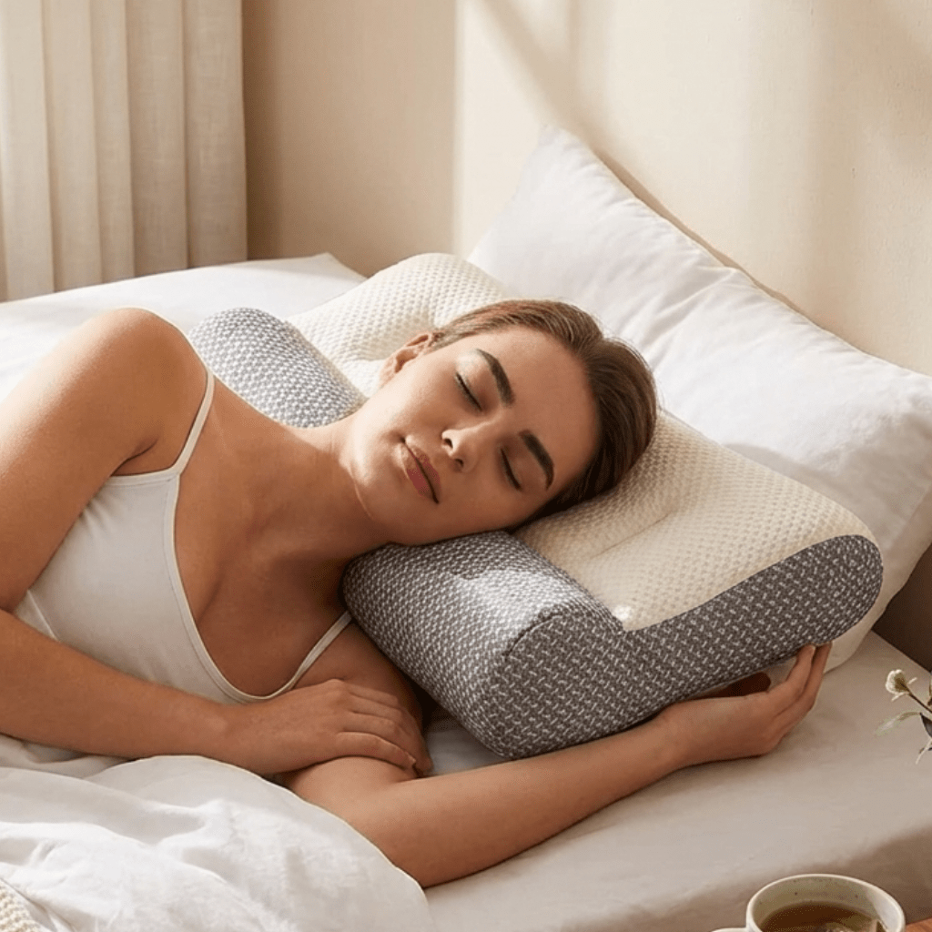 Almohada Ortopédica Cervical Ergonómica Para Cuello - Muy Moderna Uruguay