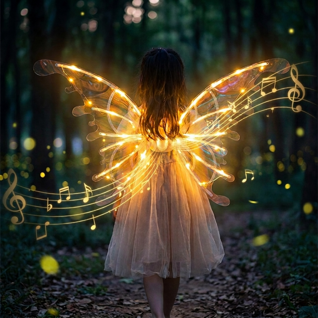 Alas de Hada Mariposa Luminosas con Música